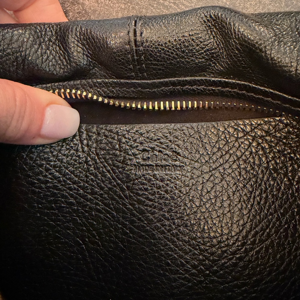 Chloe Bracelet Bag Mini: Black Calfskin - Picture 3 of 7